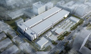 中建二局山东分公司承建的动投科新园（高端钨丝生产项目）一期工程项目-主体结构全面封顶